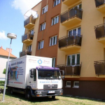 Bytový dům v Kroměříži - foukaná minerální izolace